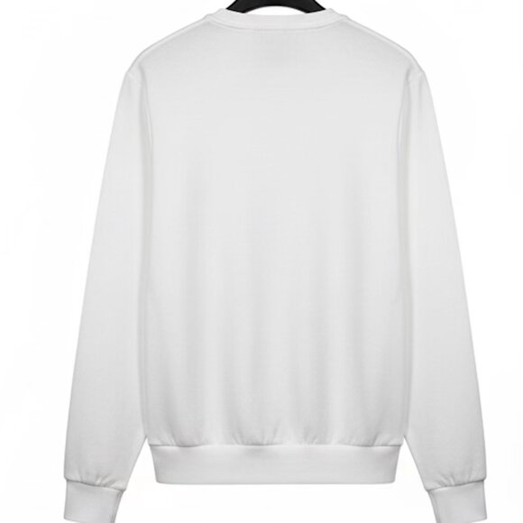 Calvin Klein white Cotton Crewneck Logo Pullover Sweatshirt Men's - Medium - Picture 2 of 5